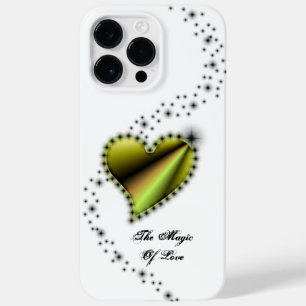 Coque Pour Pour iPhone 14 Pro Max Coeur arc-en-ciel avec étoiles, La magie de l'amou