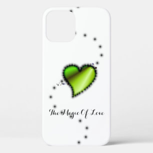 Case-Mate iPhone Case Coeur arc-en-ciel vert avec étoiles, La magie de l