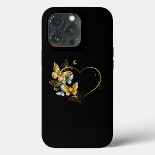 Case-Mate iPhone Case Coeur aux papillons d'or