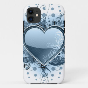 Coque Case-Mate Pour iPhone Coeur bleu d'Emo