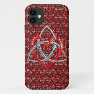 Coque iPhone 11 Coeur celtique de trinité