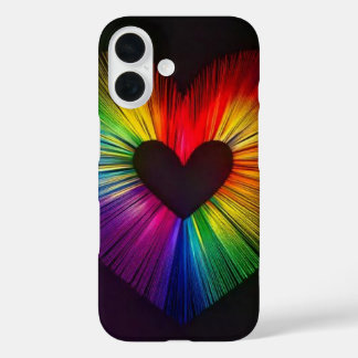 Coque Pour iPhone 16 Coeur d'amour