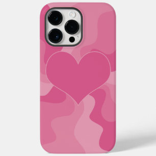 Coque Pour Pour iPhone 14 Pro Max Coeur d'amour - rose