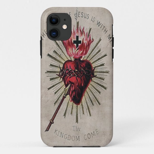 Coques Case-Mate iPhone Coeur De Jésus Coque-Coque Mate (Dos)