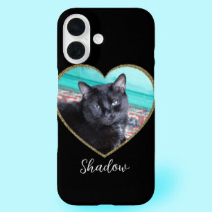 Coque Pour iPhone 16 Coeur de Parties scintillant modèle photo avec ani