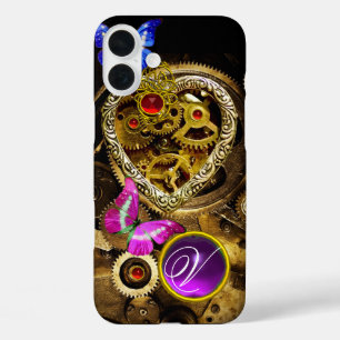 iPhone 16 PLUS CASE COEUR DE PUNK À VAPEUR, OURS, GÈMES, BUTTERFLIM MO