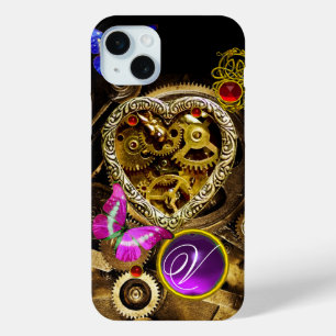 COQUE iPhone 15 MINI COEUR DE PUNK À VAPEUR, OURS, GÈMES, BUTTERFLIM MO