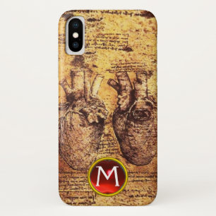 Coque Case-Mate Pour iPhone Coeur et ses vaisseaux sanguins Parchemin Gem Mono