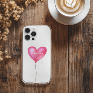 Coques iPhone 16 Pro Max Coeur mignon avec nom