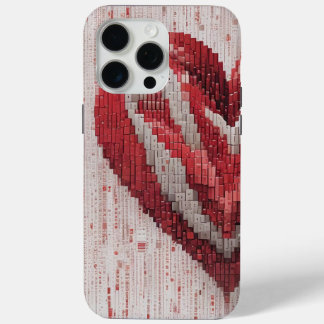 Coque iPhone 15 Pro Max Coeur romantique - Montrez votre amour dans le sty