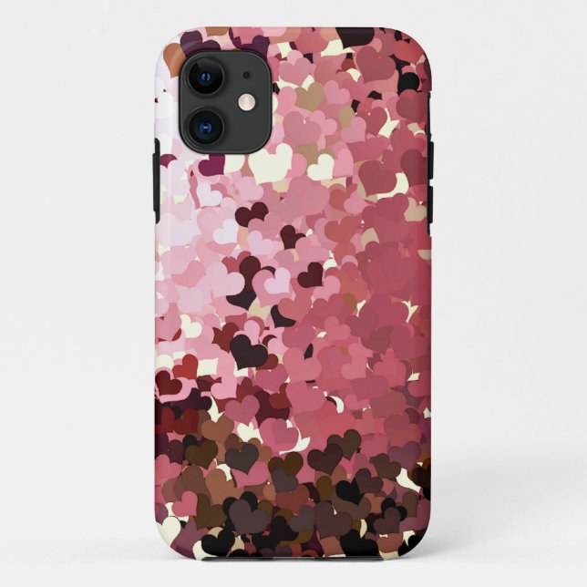 COQUES Case-Mate iPhone COEUR ROSE (Dos)