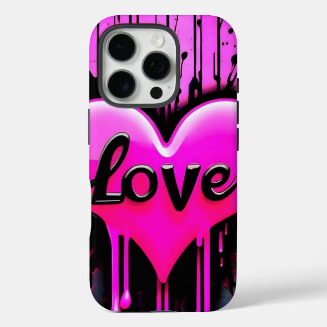 Coques Case-Mate iPhone Coeur saignant (Verso)