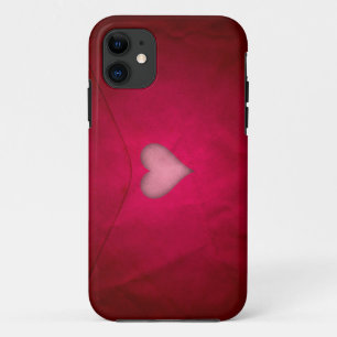 Coque iPhone 11 Coeur valentin rouge
