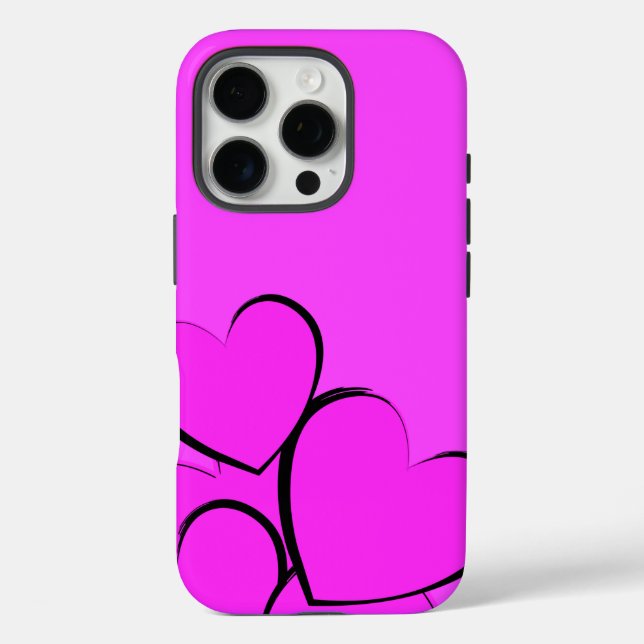 Coques Case-Mate iPhone Coeurs (Verso)