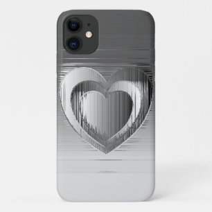 Coque Case-Mate Pour iPhone Coeurs chromés polis