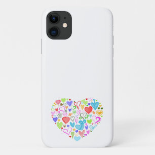 Etui iPhone Case-Mate Coeurs colorés, Amour, Romance, Saint Valentin