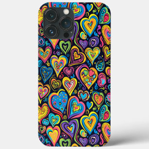 Case-Mate iPhone Case Coeurs d'amour hippie Super