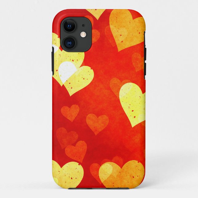 Coques Case-Mate iPhone Coeurs de grogne (Dos)