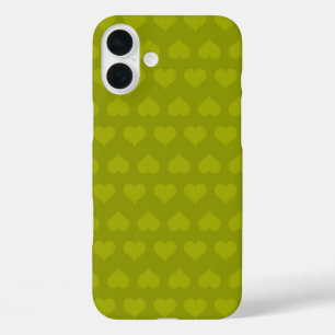 Coques iPhone 16 Plus Cœurs de Vert