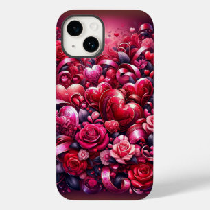 Coque Pour iPhone 14 Coeurs et harmonie
