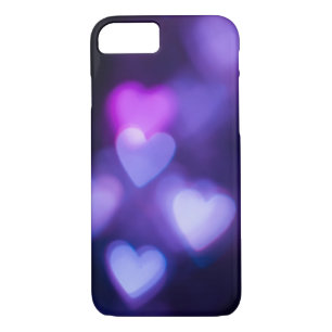 Coque iPhone 8/7 Coeurs pourpres