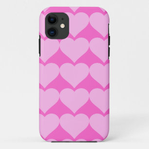 Coque iPhone 11 Cœurs roses, Amour inconditionnel_
