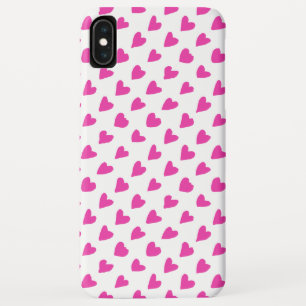 Case-Mate iPhone Case Coeurs rouges blancs mignons motif