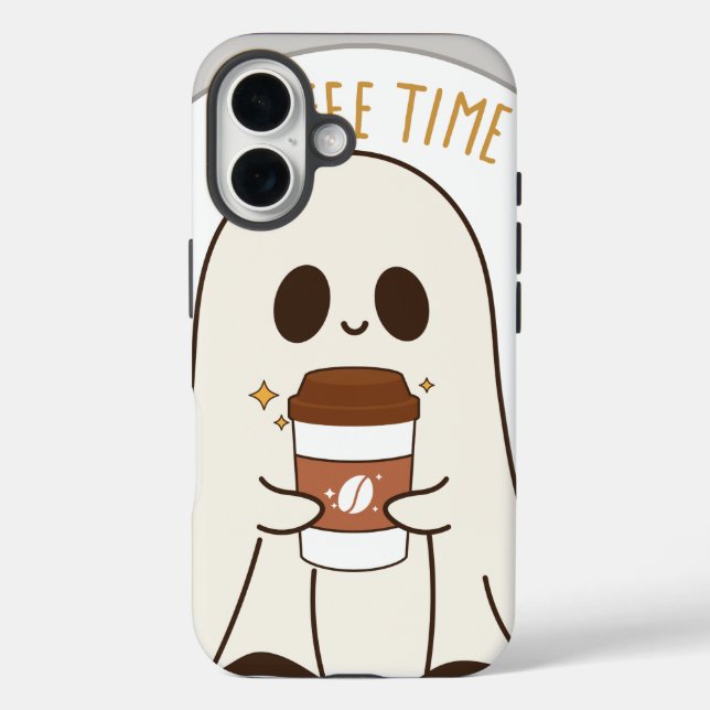 Coques Case-Mate iPhone coffe time iphone 16 case (Verso)