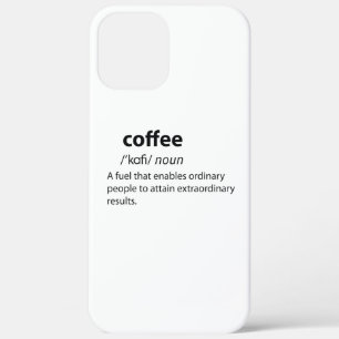 Case-Mate iPhone Case Coffee Funny Dictionnaire Définition