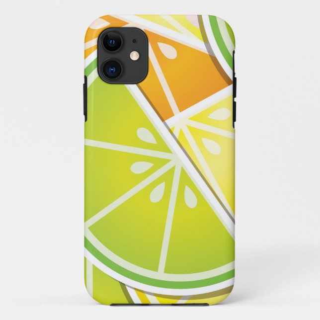Coques Case-Mate iPhone Coincés d'agrumes funky (Dos)