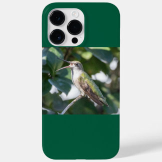 Coque Pour Pour iPhone 14 Pro Max Colibri à gorge rubis