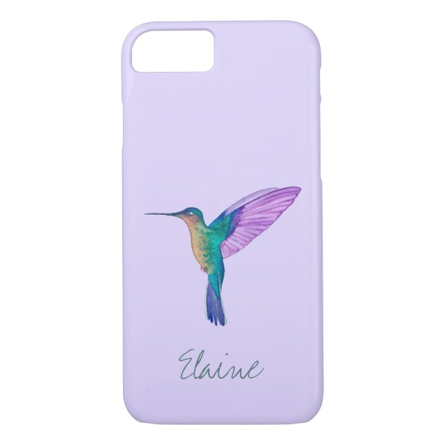 Coques Case-Mate iPhone Colibri à poitrine blanche (Dos)