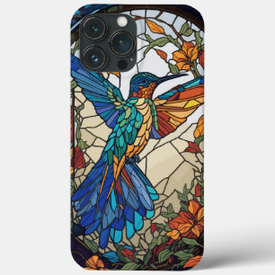 Case-Mate iPhone Case Colibri artistique en verre coloré