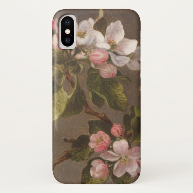 Coques Case-Mate iPhone Colibri et fleurs d'Apple (Dos)