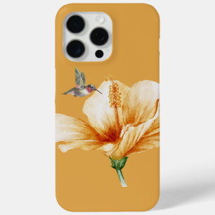 Coque iPhone 15 Pro Max Colibri et Hibiscus