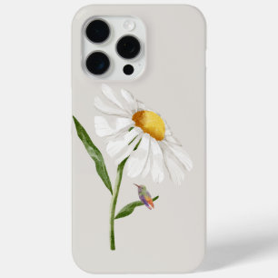 Coque iPhone 15 Pro Max Colibri et marguerite