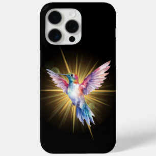 Coque iPhone 15 Pro Max Colibri et soleil