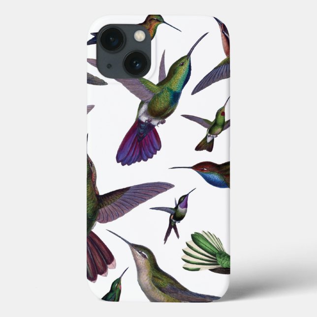 Coques Case-Mate iPhone Colibri vintage (Verso)