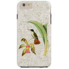 Colibri vintage avec orchidée