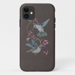 Coques Pour iPhone Colibris et vigne