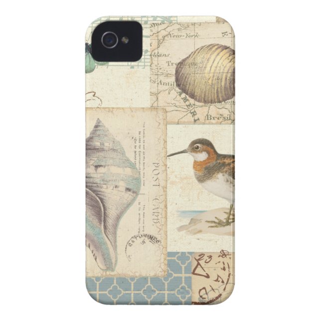 Coques Case-Mate iPhone Collage de coquillage (Dos)