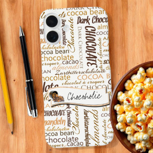 Coques iPhone 16 Plus Collage de mots multilingue typographique Chocohol