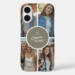 Coque Pour iPhone 16 Collage de photos 4