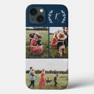 Case-Mate iPhone Case Collage de photos avec monogramme rustique