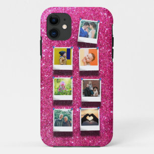 Case-Mate iPhone Case Collage de photos de Parties scintillant rose pers