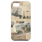 Collage français de carte postale