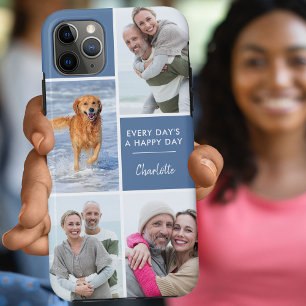 Case-Mate iPhone Case Collage personnalisé de 4 photos Citation positive