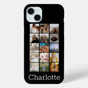 Coque iPhone 15 Mini Collage Personnalisé Faites de votre propre collec