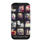 Collage photo avec Arrière - plan noir