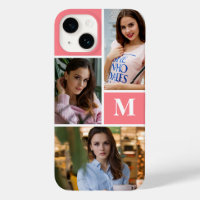 Collage photo couleur rose vierge 3